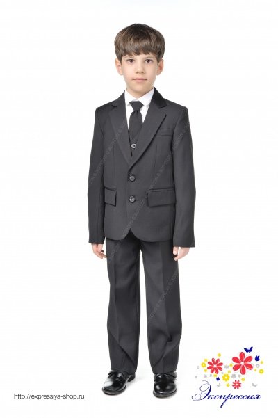Школьный костюм тройка для мальчика 197-12