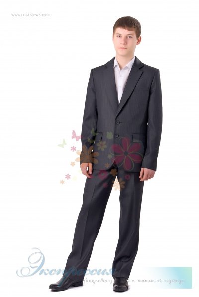 Школьный костюм двойка для мальчика 187-11 П (пиджак+брюки)