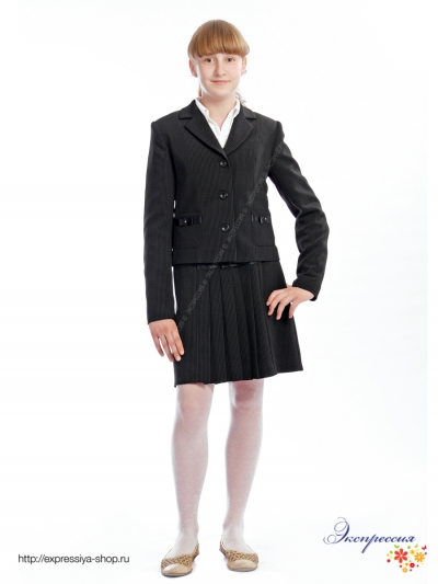 Школьный костюм четверка для девочки 157-09