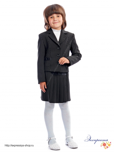 Школьный костюм четверка для девочки 157-09