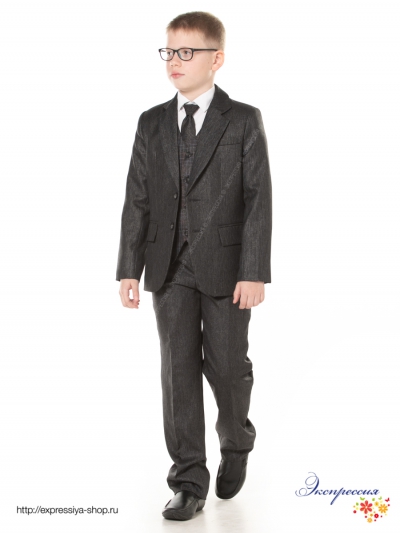 Школьный костюм тройка для мальчика 207-12